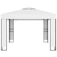 Gazebo with Double Roof 3x3 m White Kings Warehouse 