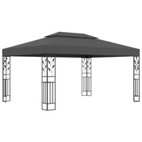 Gazebo with Double Roof 3x4m Anthracite Kings Warehouse 