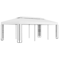 Gazebo with Double Roof 3x6 m White Kings Warehouse 