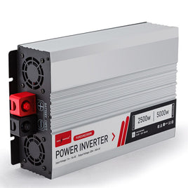 GENPOWER Pure Sine Wave 2500W/5000W 12V/240V Power Inverter Caravan Boat CarPlug KingsWarehouse 