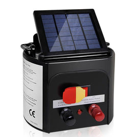 Giantz 3km Solar Electric Fence Charger Energiser Farm Supplies Kings Warehouse