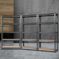 Giantz 3x1.5M Warehouse Racking Shelving Storage Rack Steel Garage Shelf Shelves Kings Warehouse 