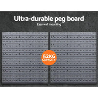 Giantz 44 Bin Wall Mounted Rack Storage Organiser Kings Warehouse 