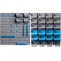 Giantz 44 Bin Wall Mounted Rack Storage Organiser Kings Warehouse 
