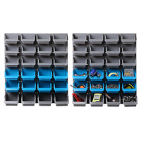 Giantz 48 Bin Wall Mounted Rack Storage Organiser Home & Garden > Storage Kings Warehouse 