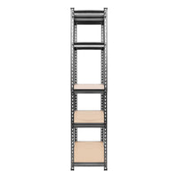 Giantz 4X1.8M Garage Shelving Warehouse Rack Storage Shelves Pallet Racking Charcoal Storage Supplies Kings Warehouse 