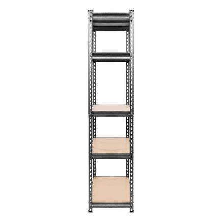 Giantz 4X1.8M Garage Shelving Warehouse Rack Storage Shelves Pallet Racking Charcoal Storage Supplies Kings Warehouse 