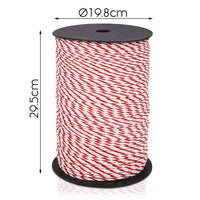 Giantz 500m Stainless Steel Polywire Poly Tape Electric Fence Kings Warehouse 