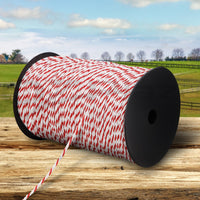 Giantz 500m Stainless Steel Polywire Poly Tape Electric Fence Kings Warehouse 