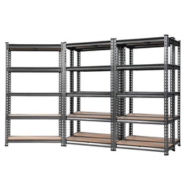 Giantz 5x1.5M Warehouse Racking Shelving Storage Rack Steel Garage Shelf Shelves Kings Warehouse 