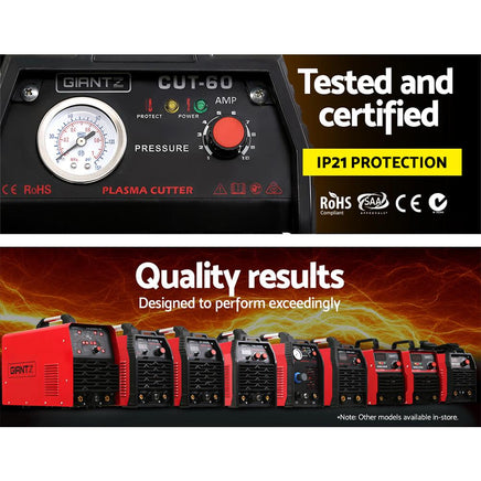 Giantz 60Amp Inverter Welder Plasma Cutter Gas DC iGBT Welding Machine Portable Power Tools Kings Warehouse 