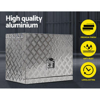 Giantz 62x40x50cm Aluminium Tool box Ute Generator Toolbox Truck Trailer Canopy Kings Warehouse 