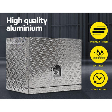 Giantz 62x40x50cm Aluminium Tool box Ute Generator Toolbox Truck Trailer Canopy Kings Warehouse 