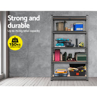 Giantz 6X1.5M Garage Shelving Warehouse Rack Pallet Racking Storage Shelves Storage Supplies Kings Warehouse 