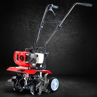 Giantz 72CC Garden Cultivator Tiller Petrol Rotary Hoe 36 Tines Rototiller Kings Warehouse 