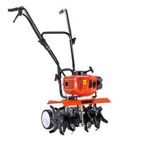 Giantz 72CC Garden Cultivator Tiller Petrol Rotary Hoe 36 Tines Rototiller Kings Warehouse 