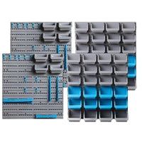 Giantz 88 Parts Wall-Mounted Storage Bin Rack Tool Garage Shelving Organiser Box Kings Warehouse 