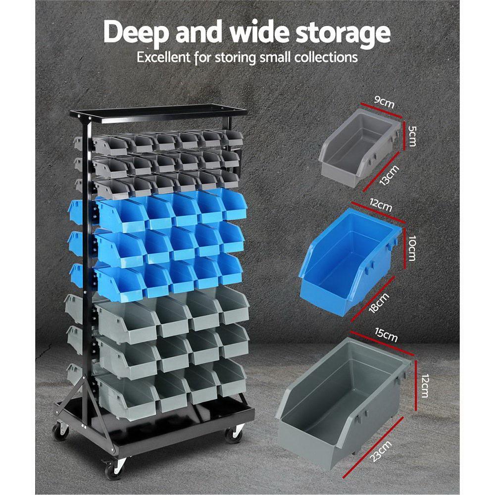 90 Bin Storage Rack Stand| KingsWarehouse