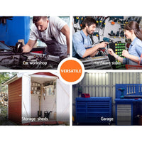 Giantz 96 Storage Bin Rack Wall-Mounted Tool Parts Garage Shelving Organiser Kings Warehouse 