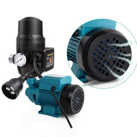 Giantz Auto Peripheral Pump Clean Water Garden Farm Rain Tank Irrigation QB60 Tools Kings Warehouse 
