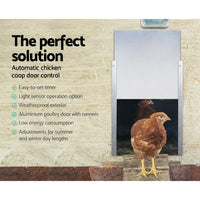Giantz Automatic Chicken Coop Door Opener Cage Closer Kings Warehouse 