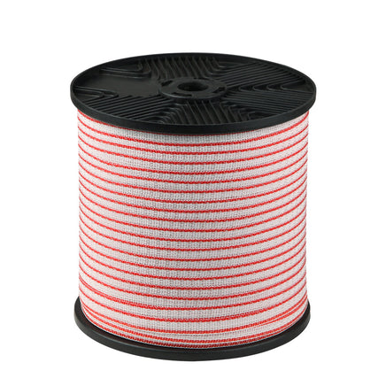 Giantz Electric Fence Wire 400M Tape Fencing Roll Energiser Poly Stainless Steel Farm Supplies Kings Warehouse 