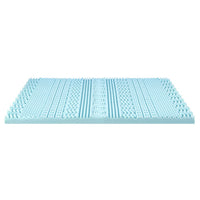 Giselle Bedding 11-zone Memory Foam Mattress Topper 8cm - King Bedding Kings Warehouse 