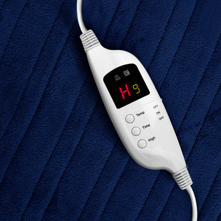 Giselle Bedding Electric Throw Blanket - Navy Bedding Kings Warehouse 