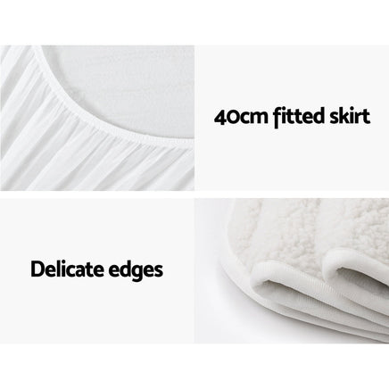 Giselle Bedding King Size Electric Blanket Fleece Bedding Kings Warehouse 
