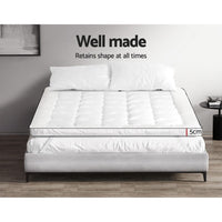 Giselle Bedding Mattress Topper Pillowtop - King Single Kings Warehouse 