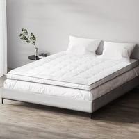 Giselle Bedding Mattress Topper Pillowtop - King Single Kings Warehouse 