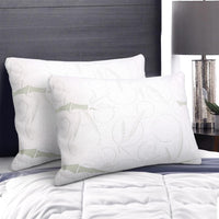 Giselle Bedding Set of 2 Bamboo Pillow with Memory Foam Bedding Kings Warehouse 