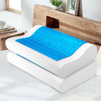 Giselle Bedding Set of 2 Cool Gell Memory Foam Pillows Bedding Kings Warehouse 