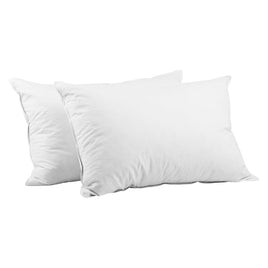 Giselle Bedding Set of 2 Goose Feather and Down Pillow - White Bedding Kings Warehouse