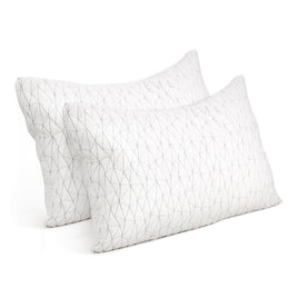 Giselle Bedding Set of 2 Rayon Single Memory Foam Pillow Kings Warehouse 