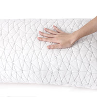 Giselle Bedding Set of 2 Rayon Single Memory Foam Pillow Kings Warehouse 