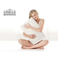 Giselle Latex Pillow Contour Latex Pillows Set of 2 Kings Warehouse 