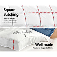 Giselle Single Mattress Topper Pillowtop 1000GSM Microfibre Filling Protector Kings Warehouse 