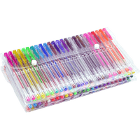 Glitter Gel Pens (100 pack) with 2.5X More Ink - Craft, Kids & Adult Colouring KingsWarehouse 