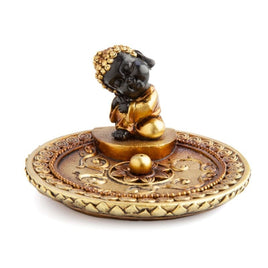 Gold Sleeping Baby Buddha Incense Burner Kings Warehouse 