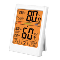 GOMINIMO Thermo Hygrometer Has Backlight White GO-TH-102-JH KingsWarehouse 