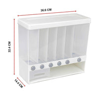 Grain Container Cereal Dispenser 10L Dry Food Rice Flour Storage Box Wall Kings Warehouse 