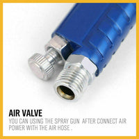 Gravity Mini HVLP Spray Gun 125mL 0.8mm Air Nozzle Low Pressure Painting Sprayer Kings Warehouse 
