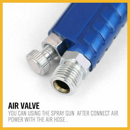 Gravity Mini HVLP Spray Gun 125mL 0.8mm Air Nozzle Low Pressure Painting Sprayer Kings Warehouse 