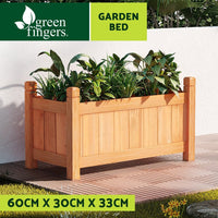 Greenfingers Garden Bed Raised Wooden Planter Box Vegetables 60x30x33cm garden supplies Kings Warehouse 