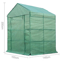 Greenfingers Greenhouse Green House Tunnel 2MX1.55M Garden Shed Storage Plant Greenfingers Kings Warehouse 