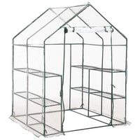 Greenhouse with 8 Shelves 143x143x195 cm Kings Warehouse 