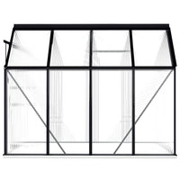 Greenhouse with Base Frame Anthracite Aluminium 4.75 m² Kings Warehouse 