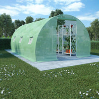 Greenhouse with Steel Foundation 13.5m² 4.5x3x2 meters