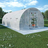 Greenhouse with Steel Foundation 18m? 600x300x200 cm Kings Warehouse 